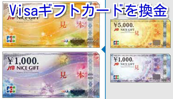 Visaギフトカードを換金する方法